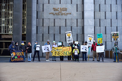 Stop Line 3 Protest @ SF Federal Building:December 14, 2021