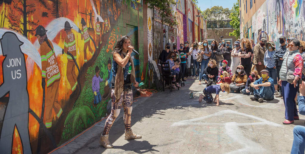 Clarion Alley Mural Unveiling Party