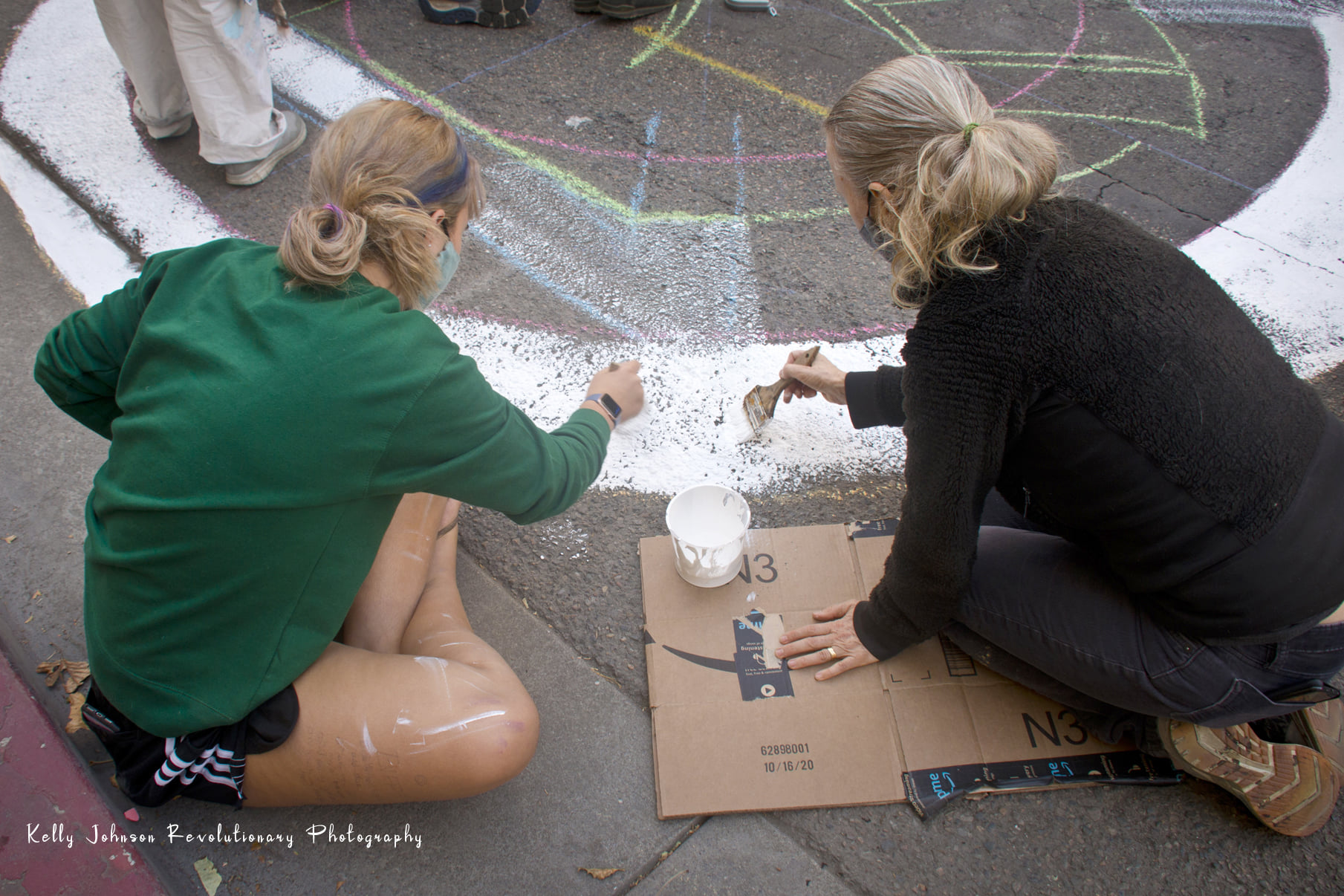 Democracy Street Mural:October 29th, 2020