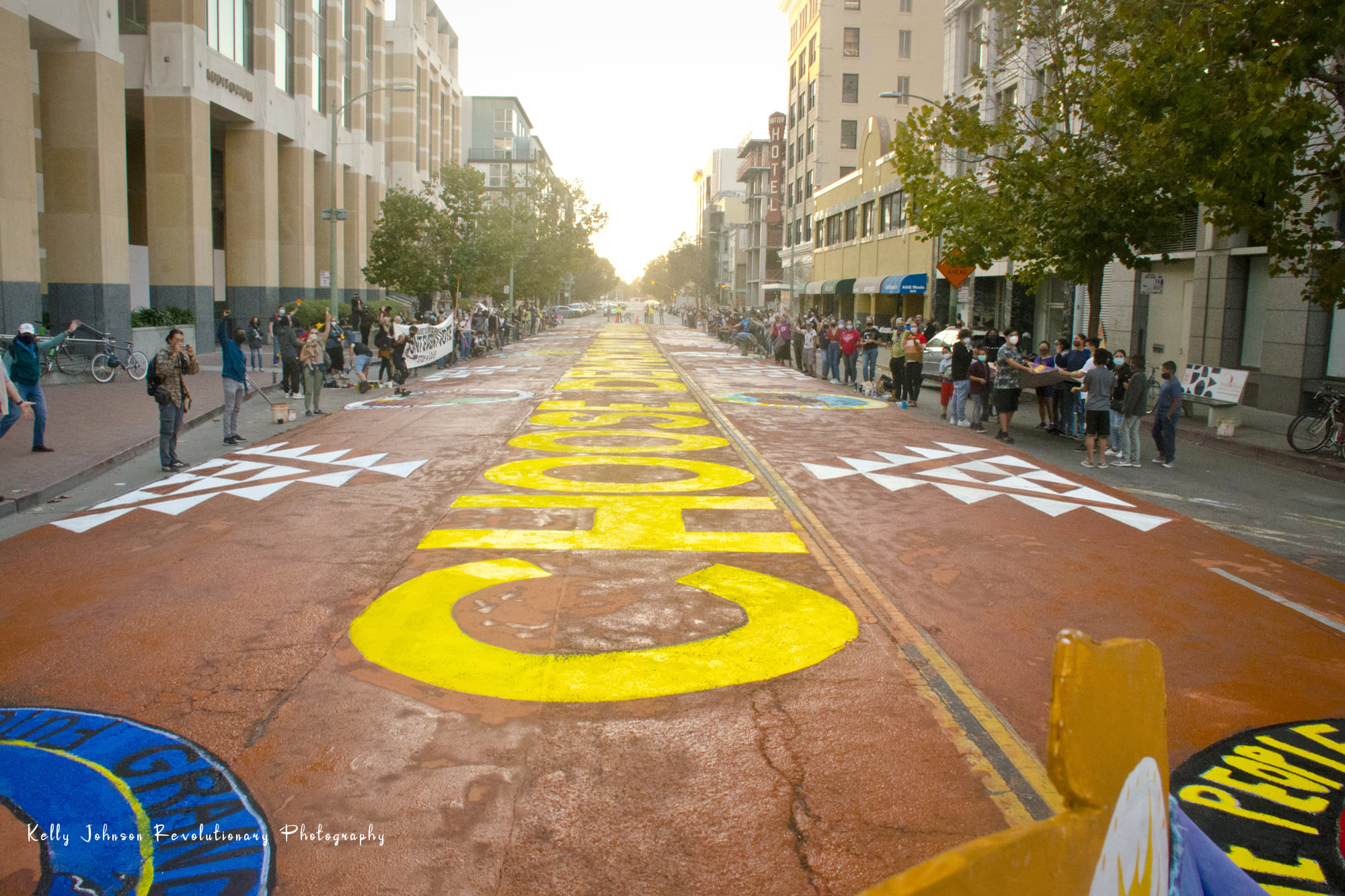 Democracy Street Mural:October 29th, 2020