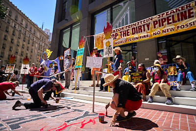 Ally Action: No Dirty Deal @ Sen. Feinstein's Office:September 1st, 2022